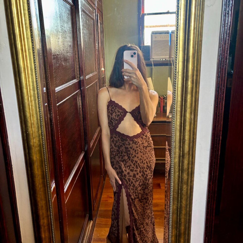 Reformation Annalisa Dress Brown - Size 2